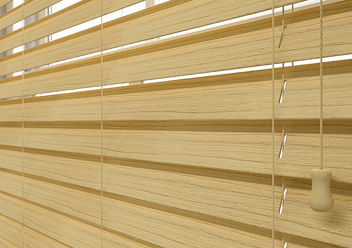 Ecowood, Golden Oak Fine Grain - Motorised Venetian Blind - Image 4